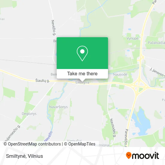 Карта Smiltynė