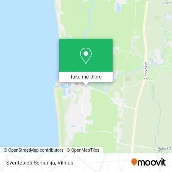 Карта Šventosios Seniunija