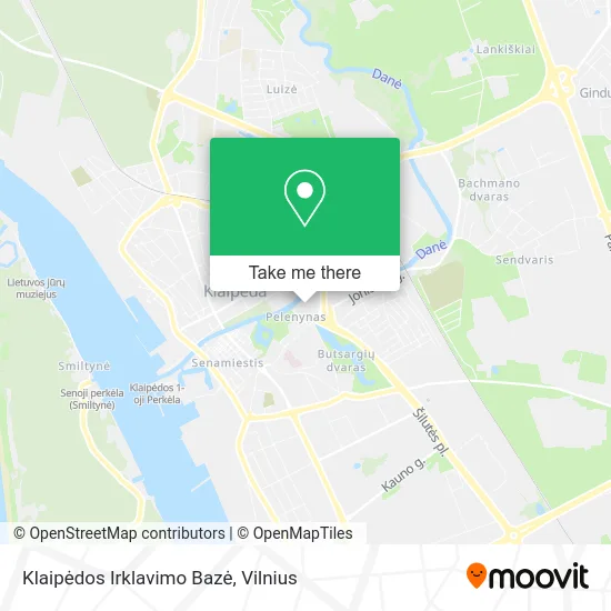 Карта Klaipėdos Irklavimo Bazė