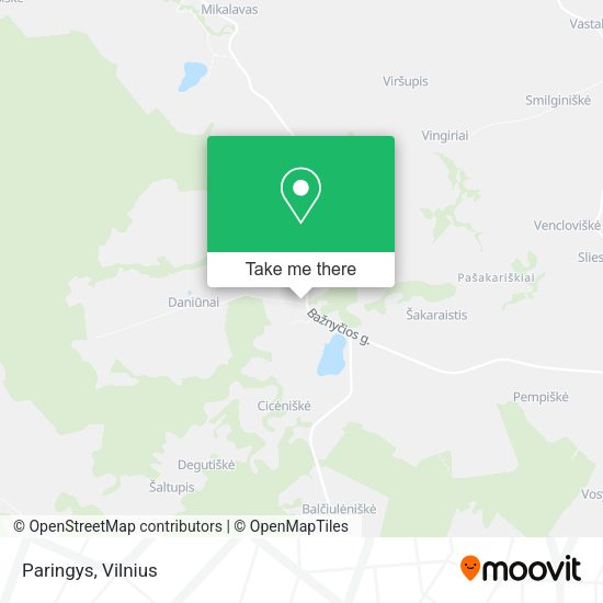 Карта Paringys