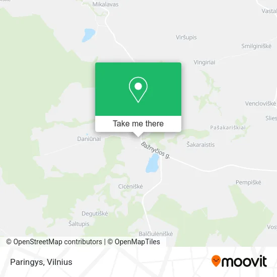 Карта Paringys