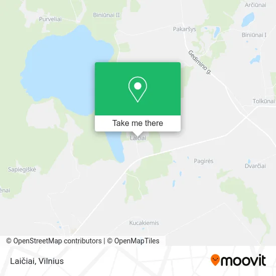 Карта Laičiai