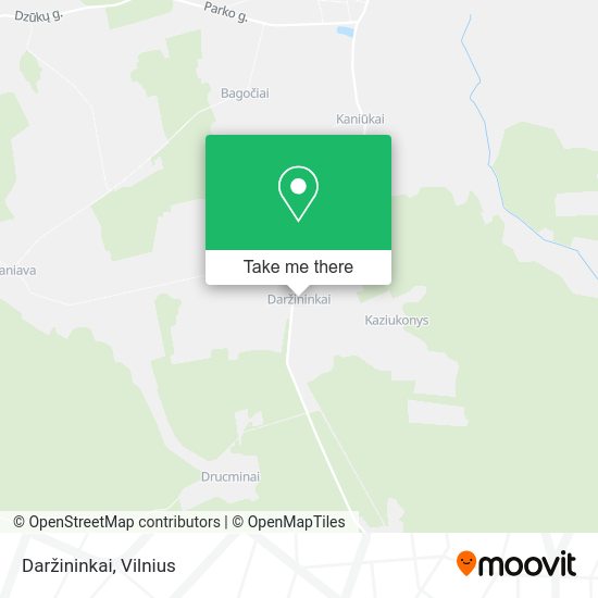 Карта Daržininkai