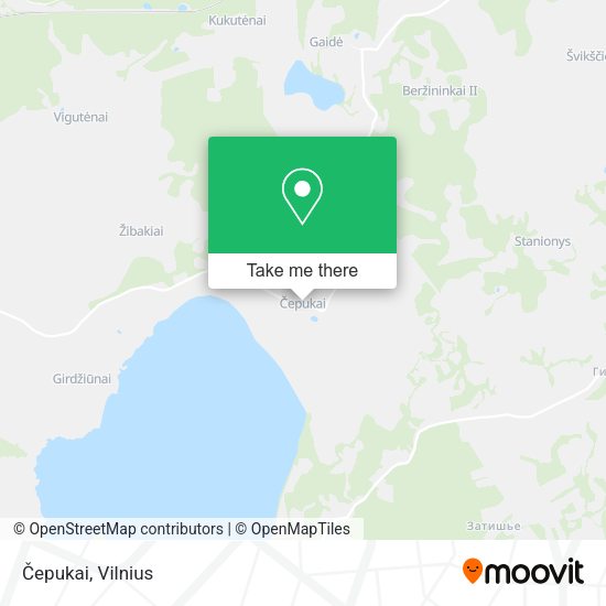 Карта Čepukai
