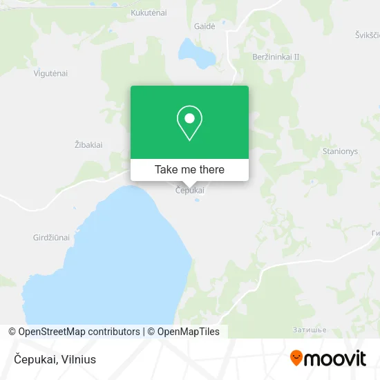 Карта Čepukai