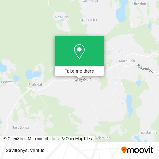 Карта Savilionys