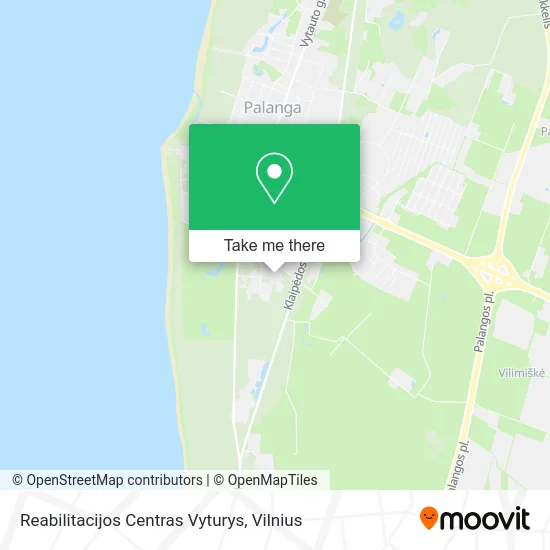 Карта Reabilitacijos Centras Vyturys