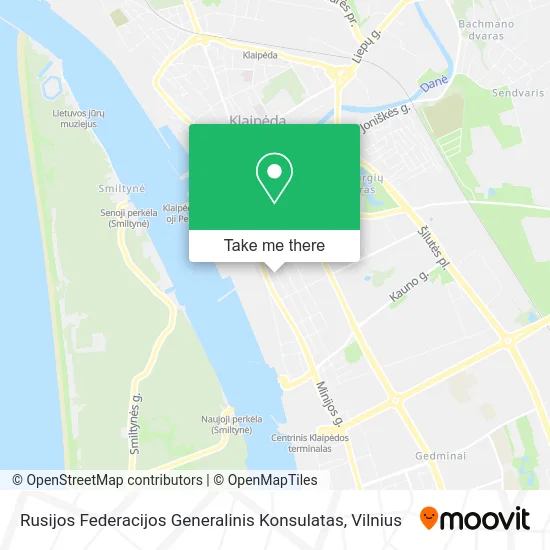 Карта Rusijos Federacijos Generalinis Konsulatas