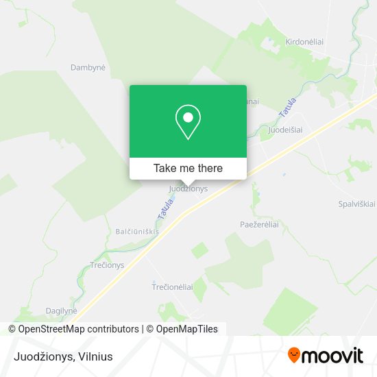 Карта Juodžionys