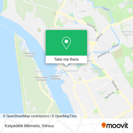 Карта Katpėdėlė Mėmelis