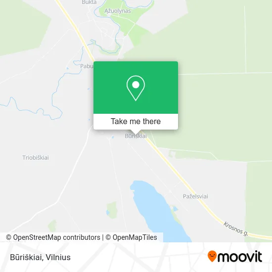 Карта Būriškiai