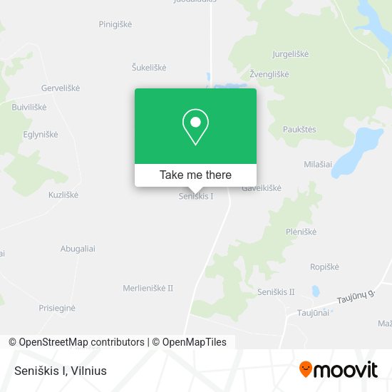 Карта Seniškis I