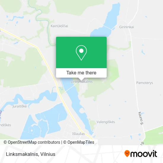 Карта Linksmakalnis