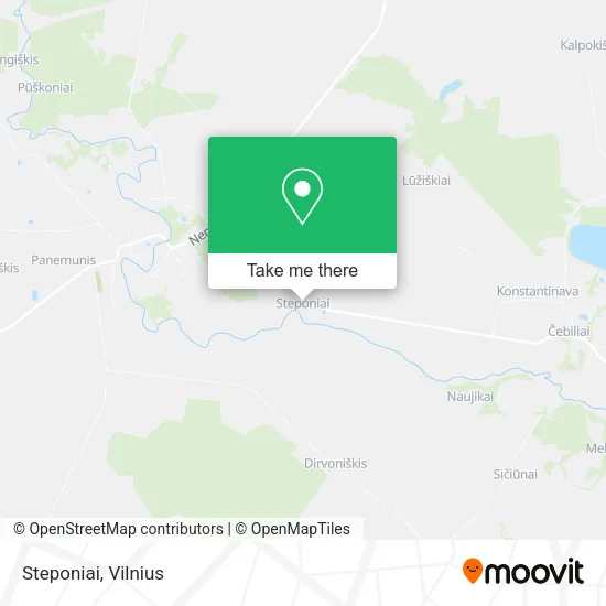 Карта Steponiai