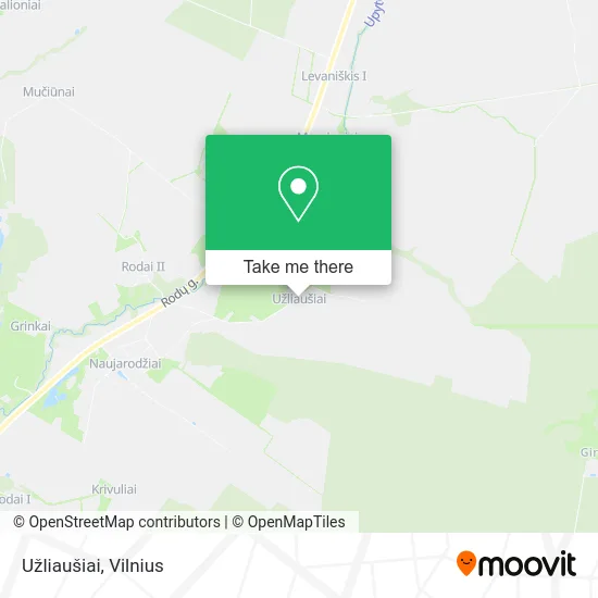 Карта Užliaušiai