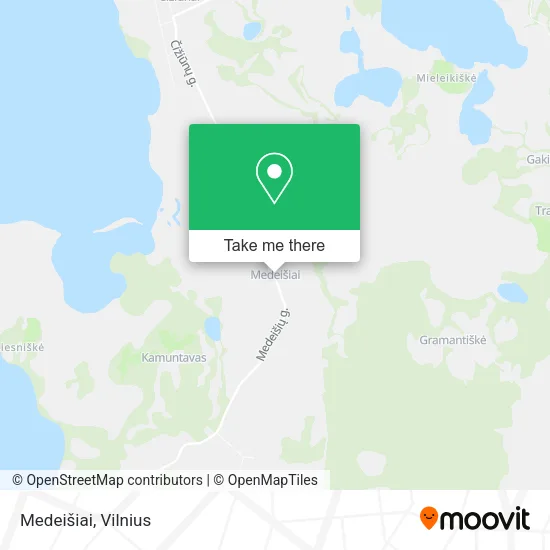 Карта Medeišiai