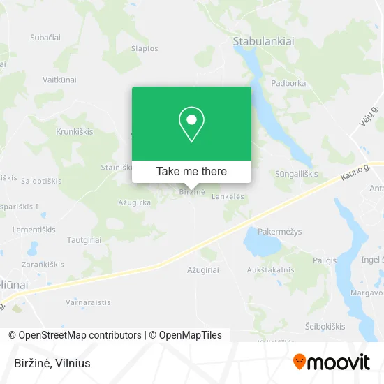 Карта Biržinė
