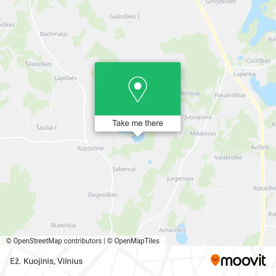 Карта Ež. Kuojinis