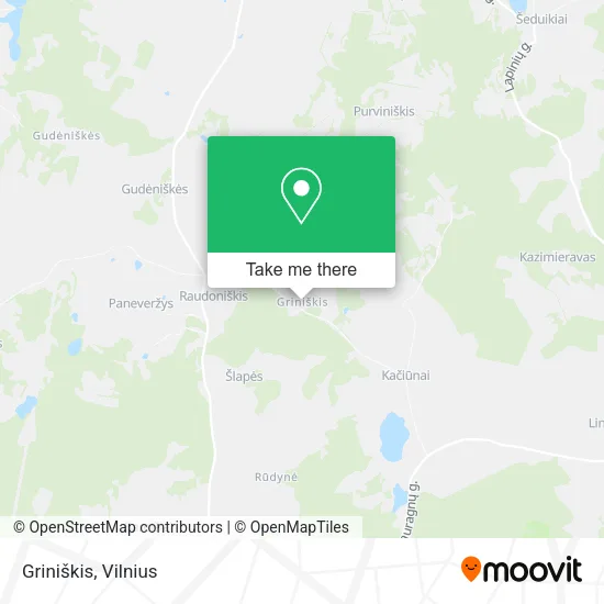 Карта Griniškis