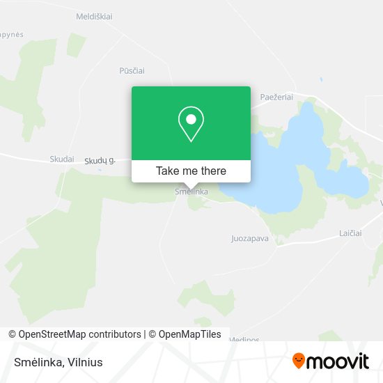 Карта Smėlinka