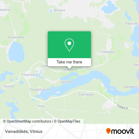 Карта Vaivadiškės