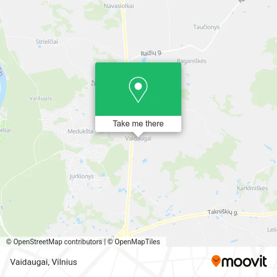 Карта Vaidaugai