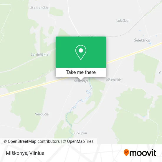 Карта Miškonys