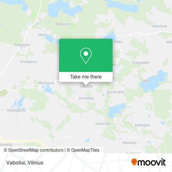 Карта Vaboliai