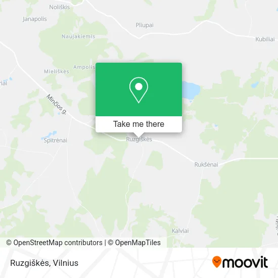 Карта Ruzgiškės