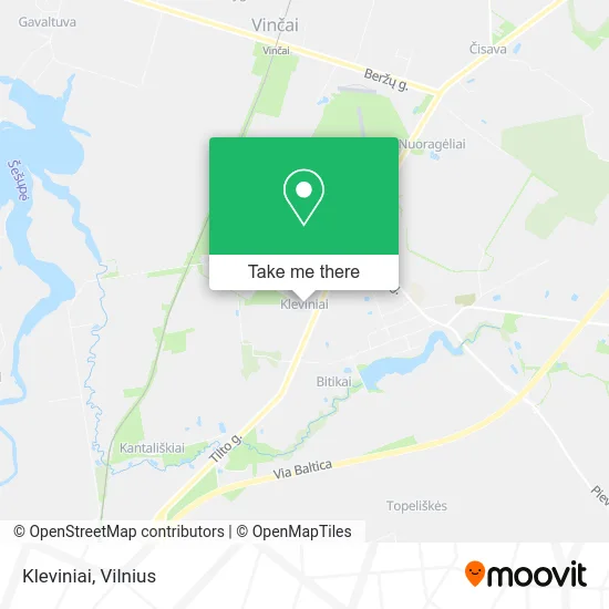 Карта Kleviniai