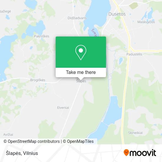 Карта Šlapės