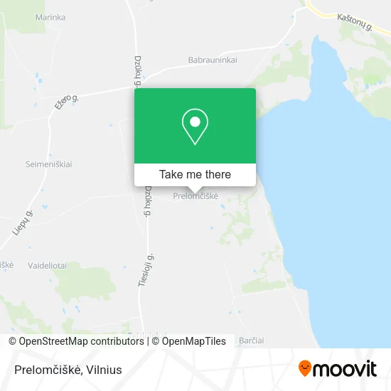 Карта Prelomčiškė