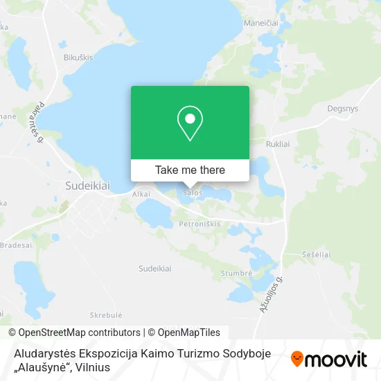Карта Aludarystės Ekspozicija Kaimo Turizmo Sodyboje „Alaušynė“