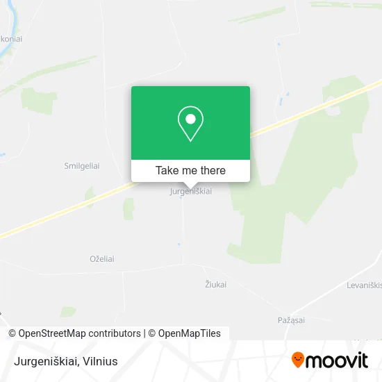 Карта Jurgeniškiai