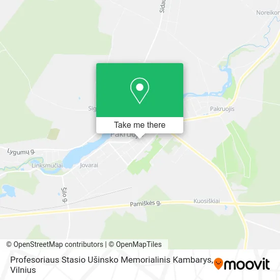 Карта Profesoriaus Stasio Ušinsko Memorialinis Kambarys