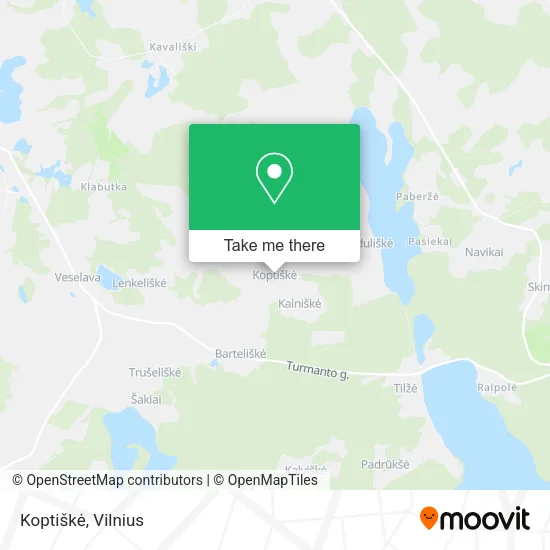 Карта Koptiškė
