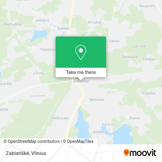 Карта Zablatiškė