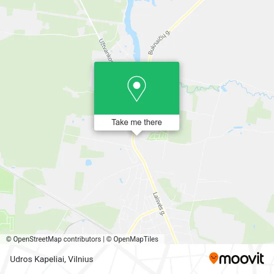 Карта Udros Kapeliai