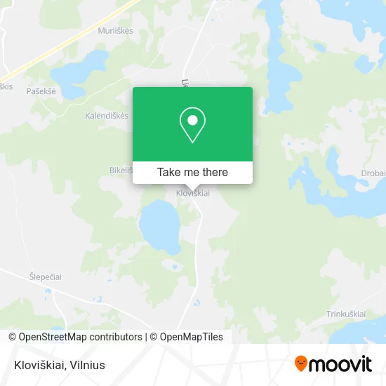 Карта Kloviškiai