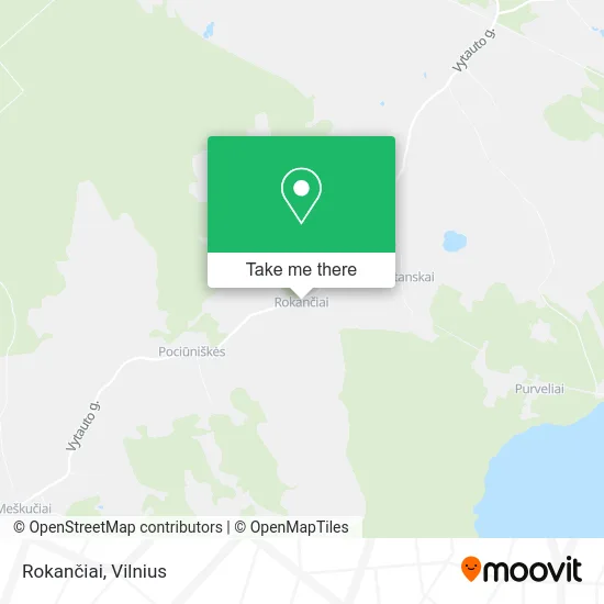 Карта Rokančiai