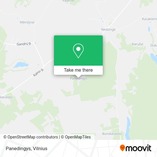 Карта Panedingys
