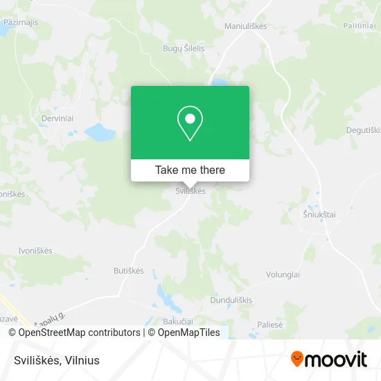 Карта Sviliškės