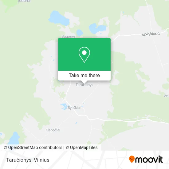 Карта Taručionys