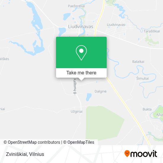 Карта Zviniškiai