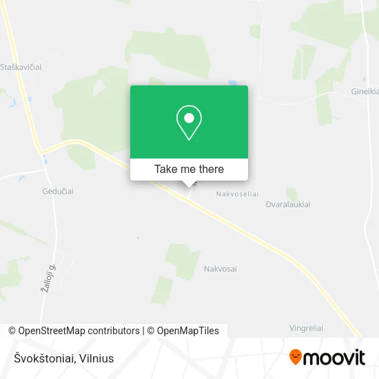 Карта Švokštoniai