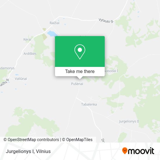 Карта Jurgelionys I