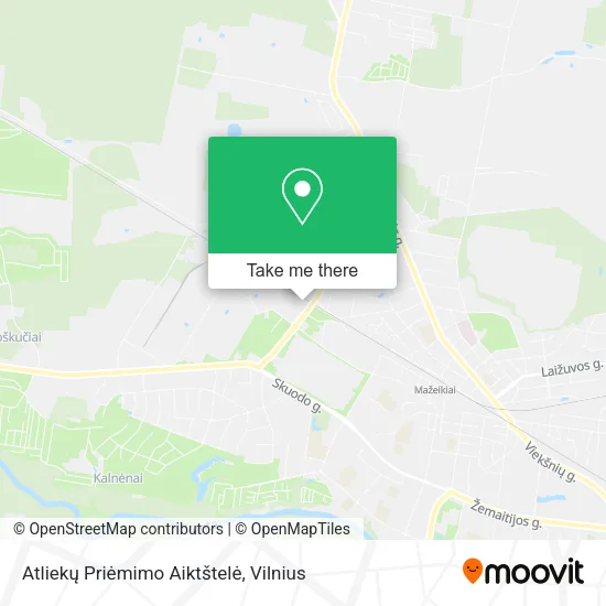 Карта Atliekų Priėmimo Aiktštelė