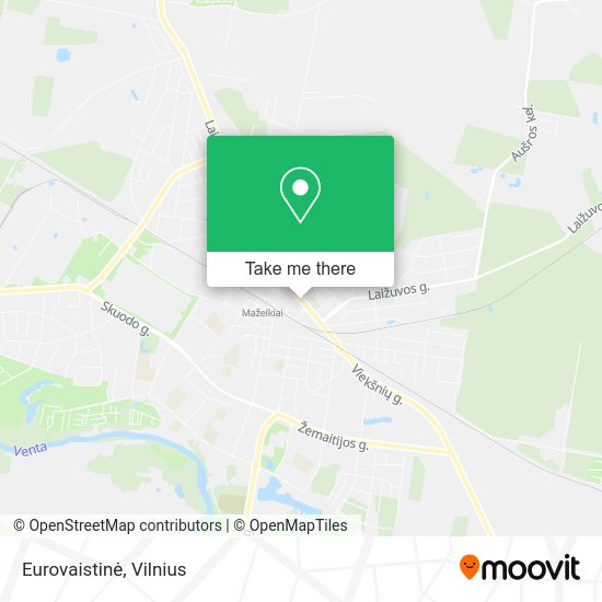 Карта Eurovaistinė