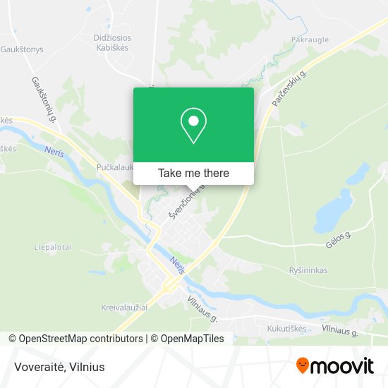 Карта Voveraitė
