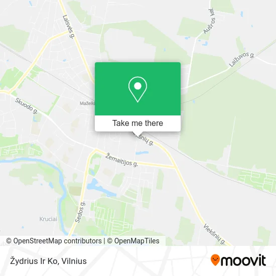 Карта Žydrius Ir Ko